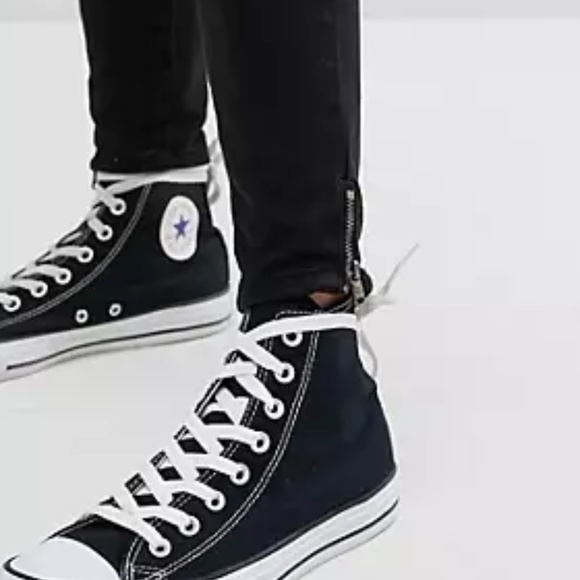 Pimkie Ankle Zip Black Skinny Jeans - Picture 2 of 13